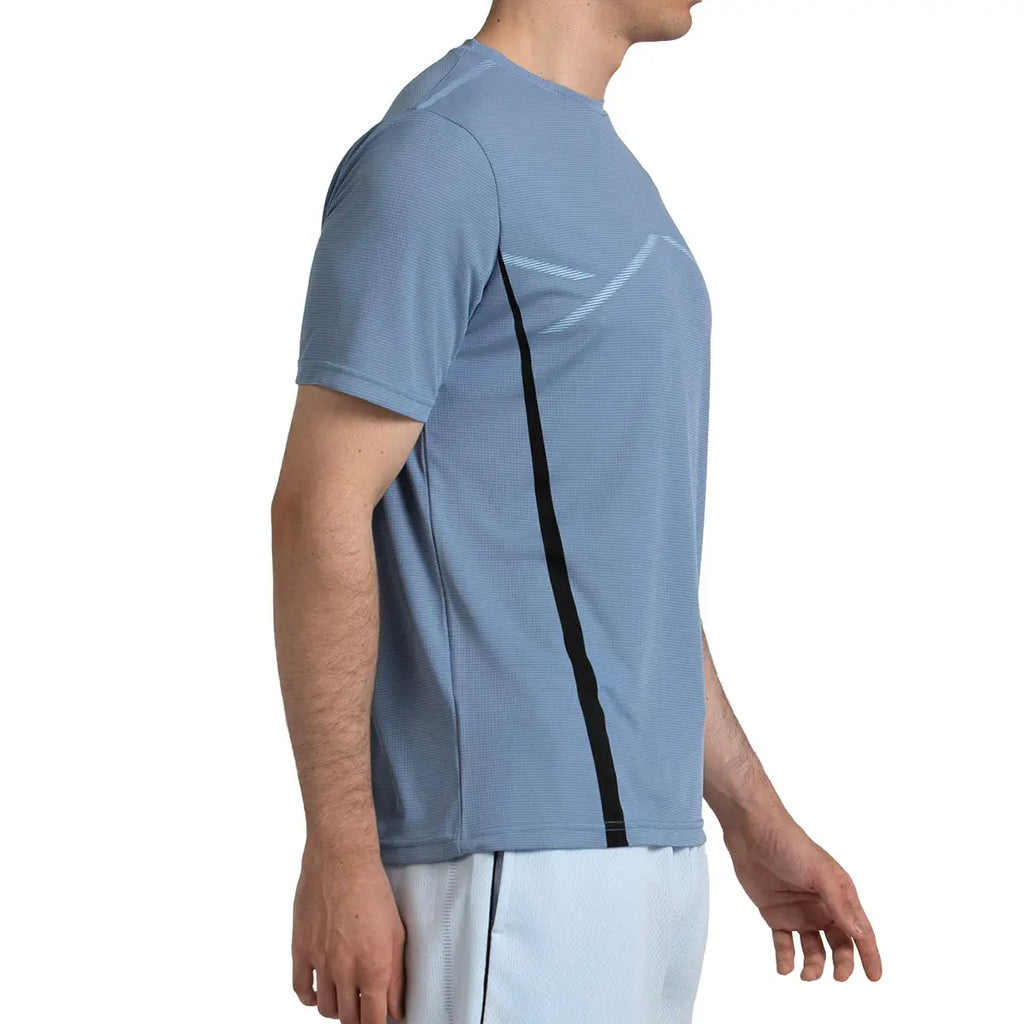 Camiseta Bullpadel Cabore Azul Sombra