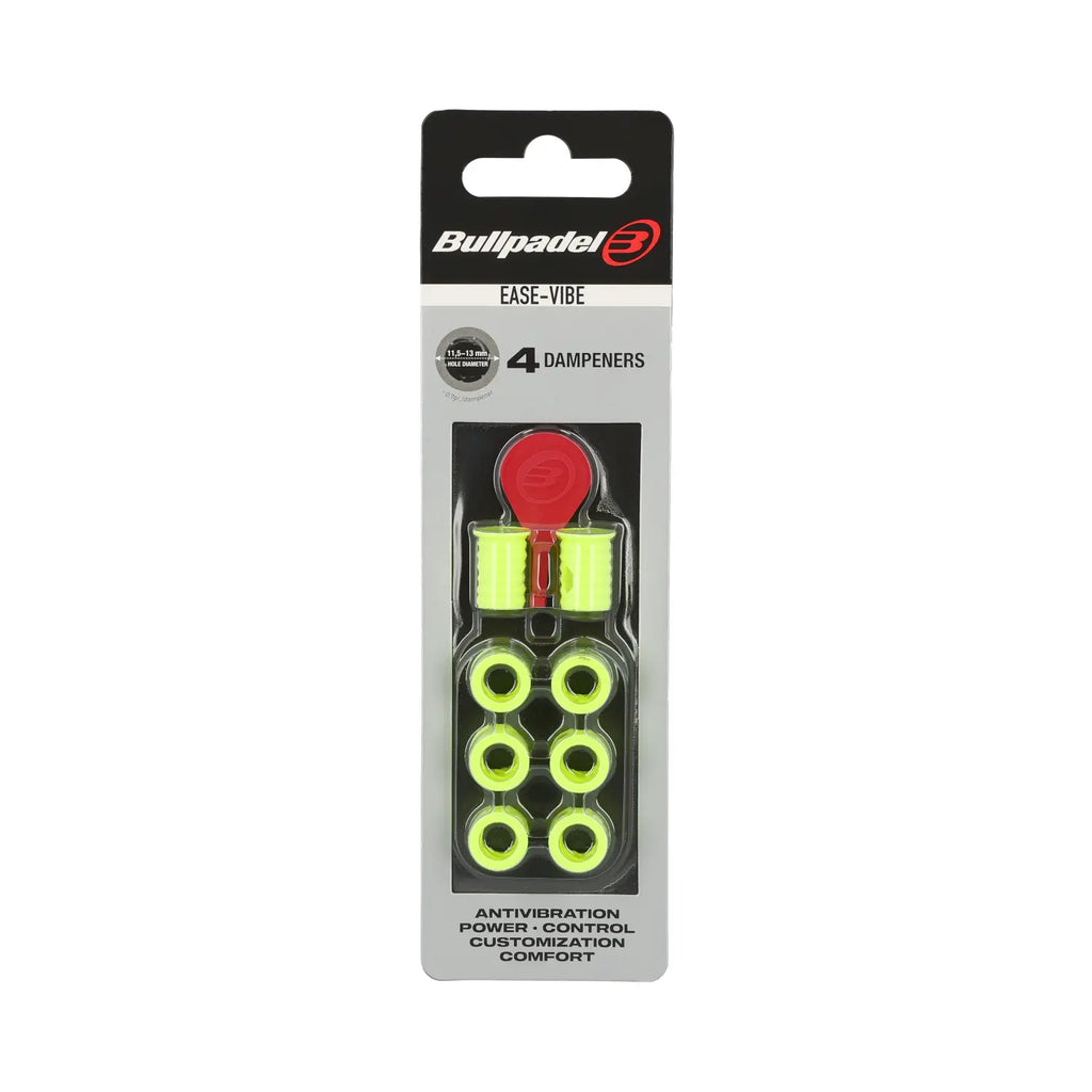 Antivibradores Bullpadel Ease Vibe Amarillo Azufre Fluor