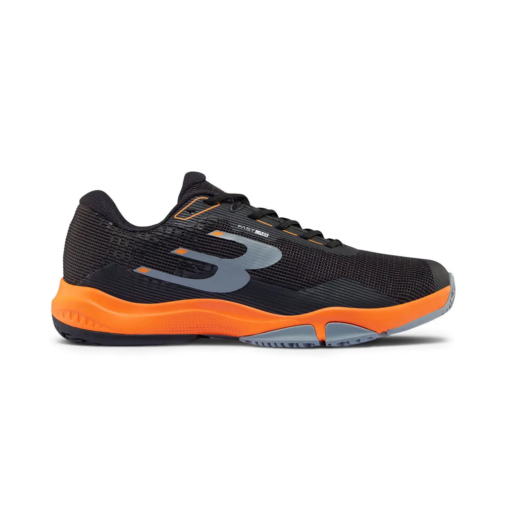 Zapatillas Bullpadel Hybrid Fly 26I Negro/Gris/Naranja