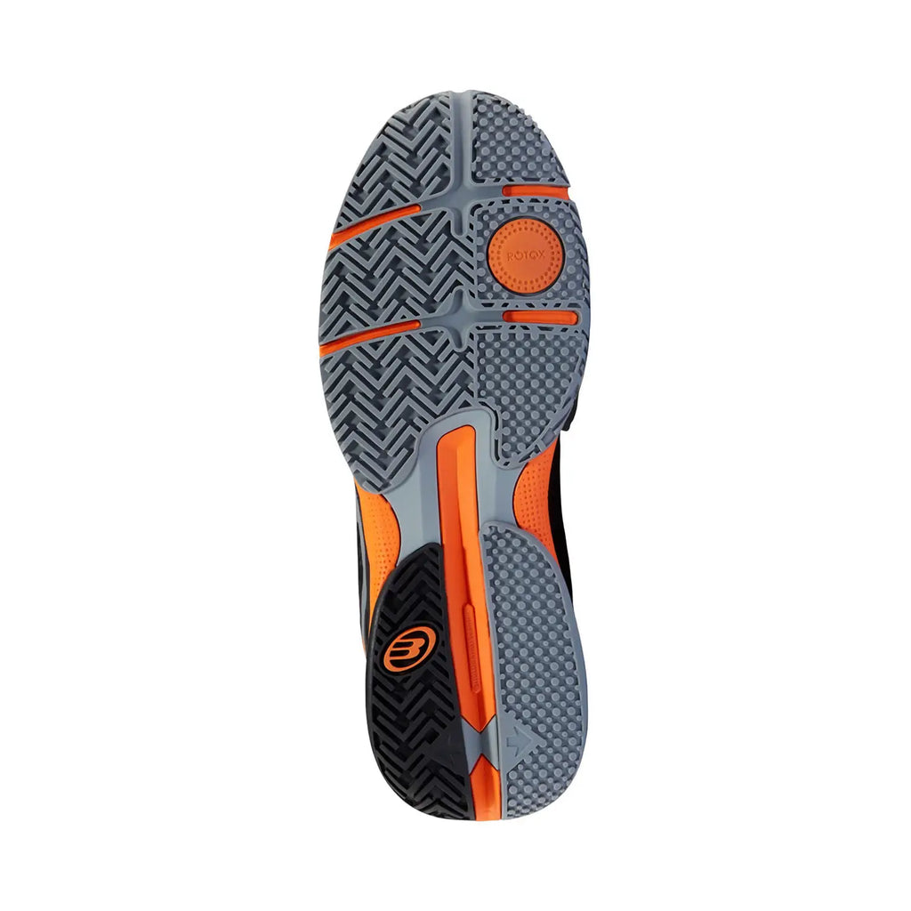 Zapatillas Bullpadel Hybrid Fly 26I Negro/Gris/Naranja