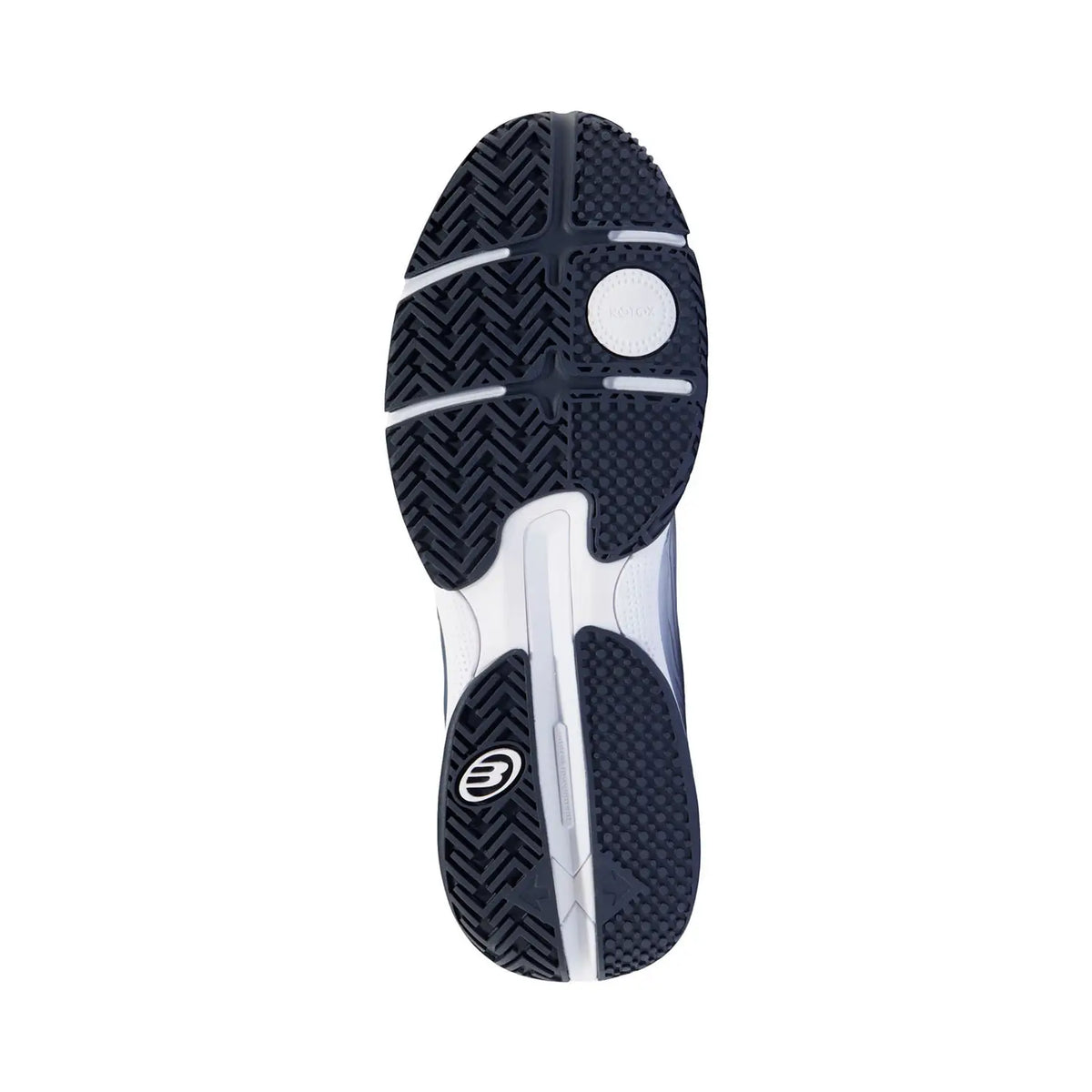 Zapatilla Bullpadel Hyrid Fly 26I Blanco/Azul Marino