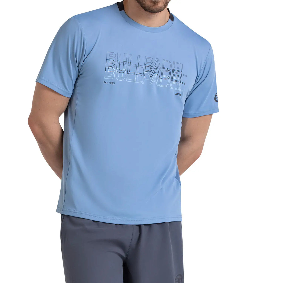 Camiseta Bullpadel Marila Azul Acero 2026