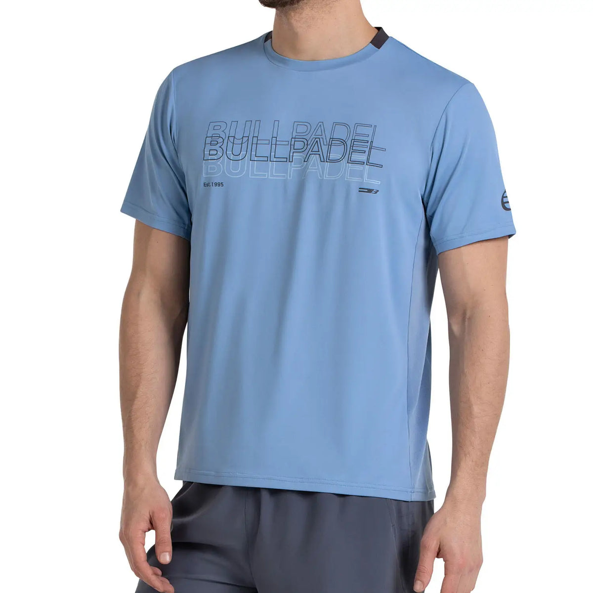 Camiseta Bullpadel Marila Azul Acero 2026
