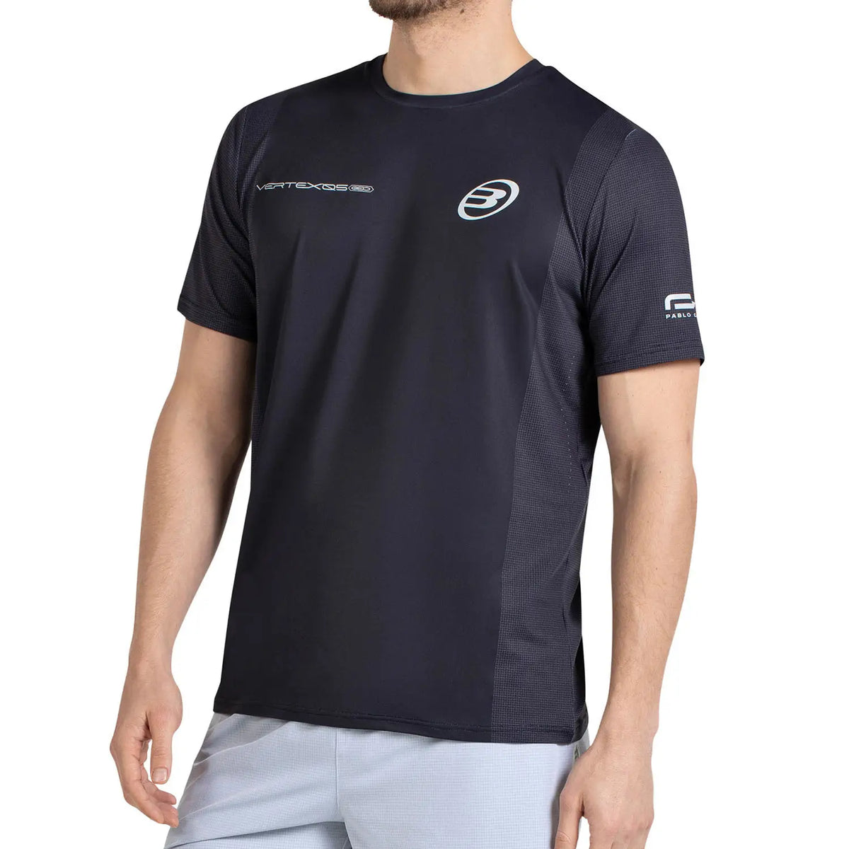 Camiseta Bullpadel Pablo Cardona 26I Negra 2026
