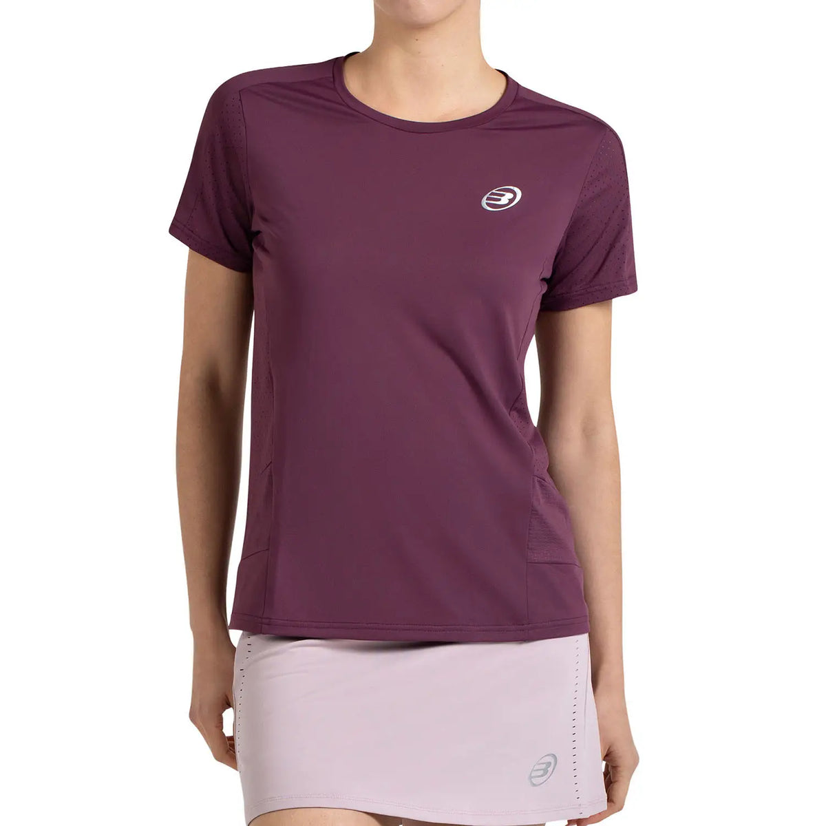 Camiseta Bullpadel Omur Ciruela Mujer 2026