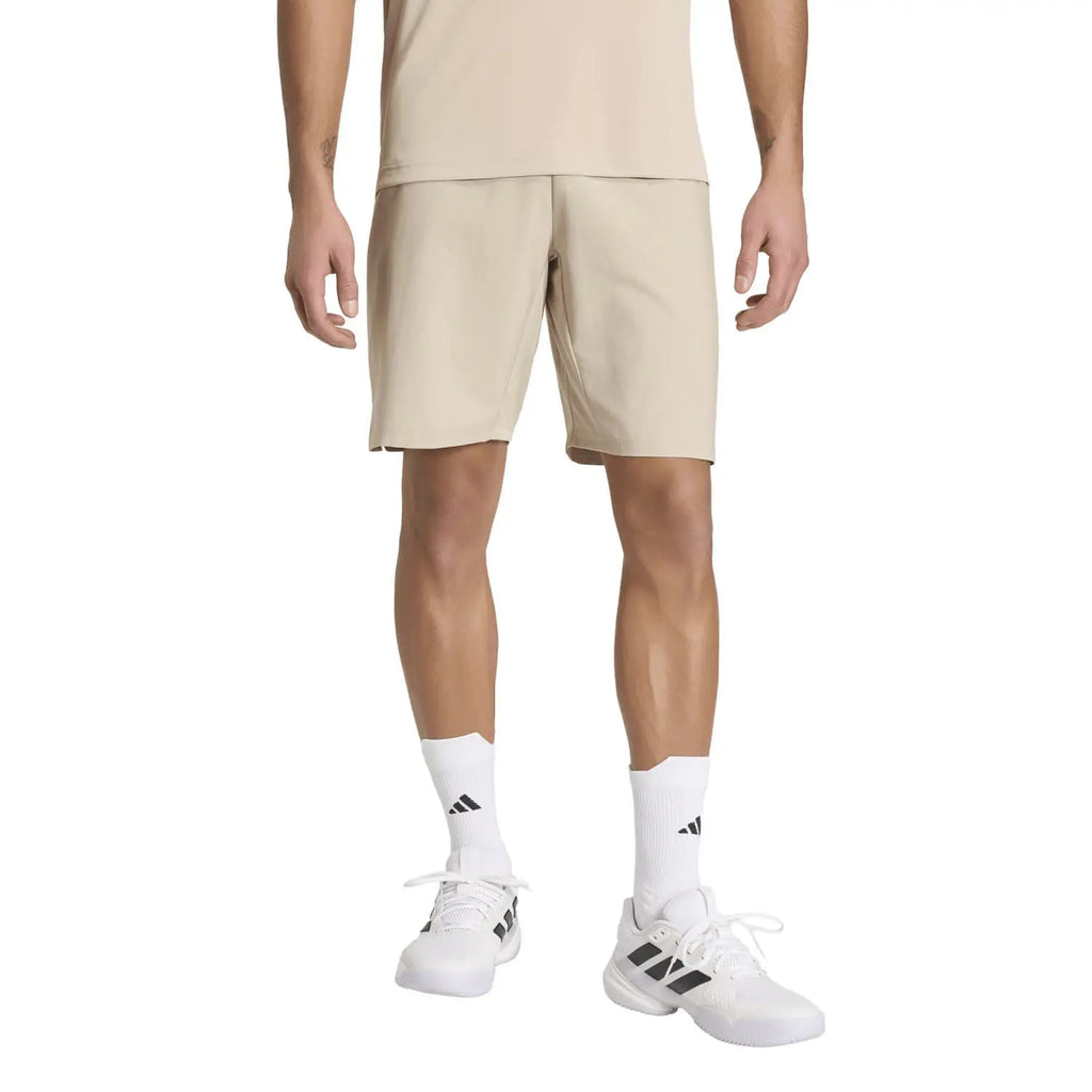 Pantalon Corto Adidas Club 3STR Kaki 2026