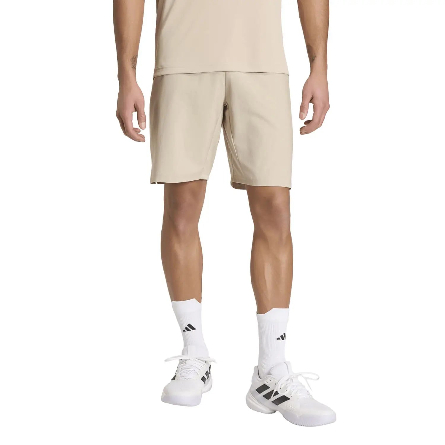 Pantalon Corto Adidas Club 3STR Kaki 2026