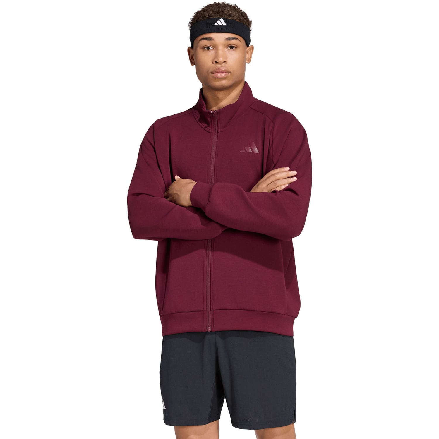 Chaqueta Adidas Cover Up Granate 2026