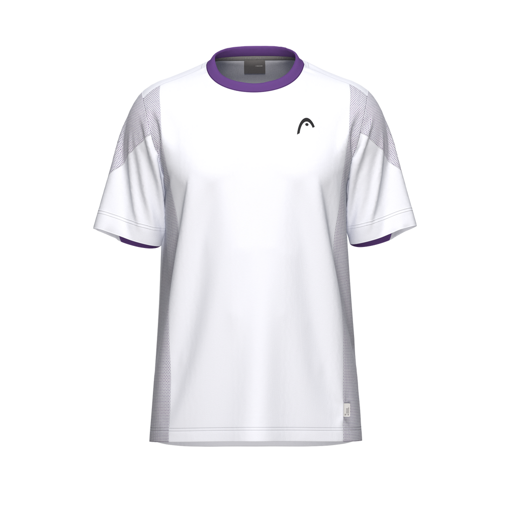 Camiseta Head Slice Blanco/Morado 2026