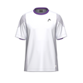 Camiseta Head Slice Blanco/Morado 2026