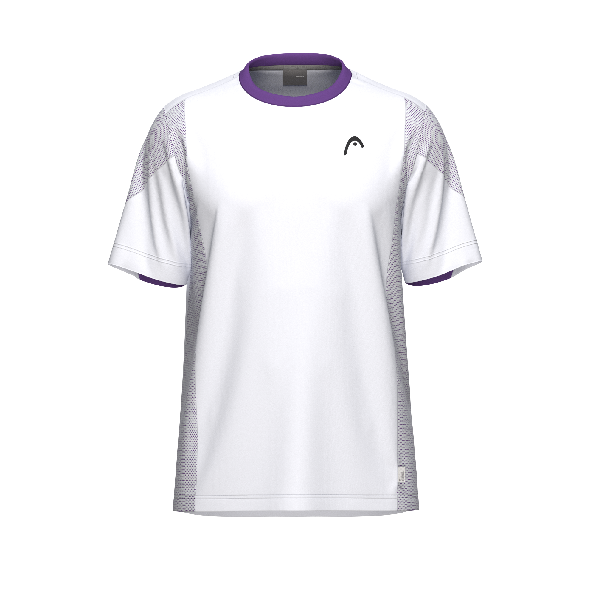 Camiseta Head Slice Blanco/Morado 2026
