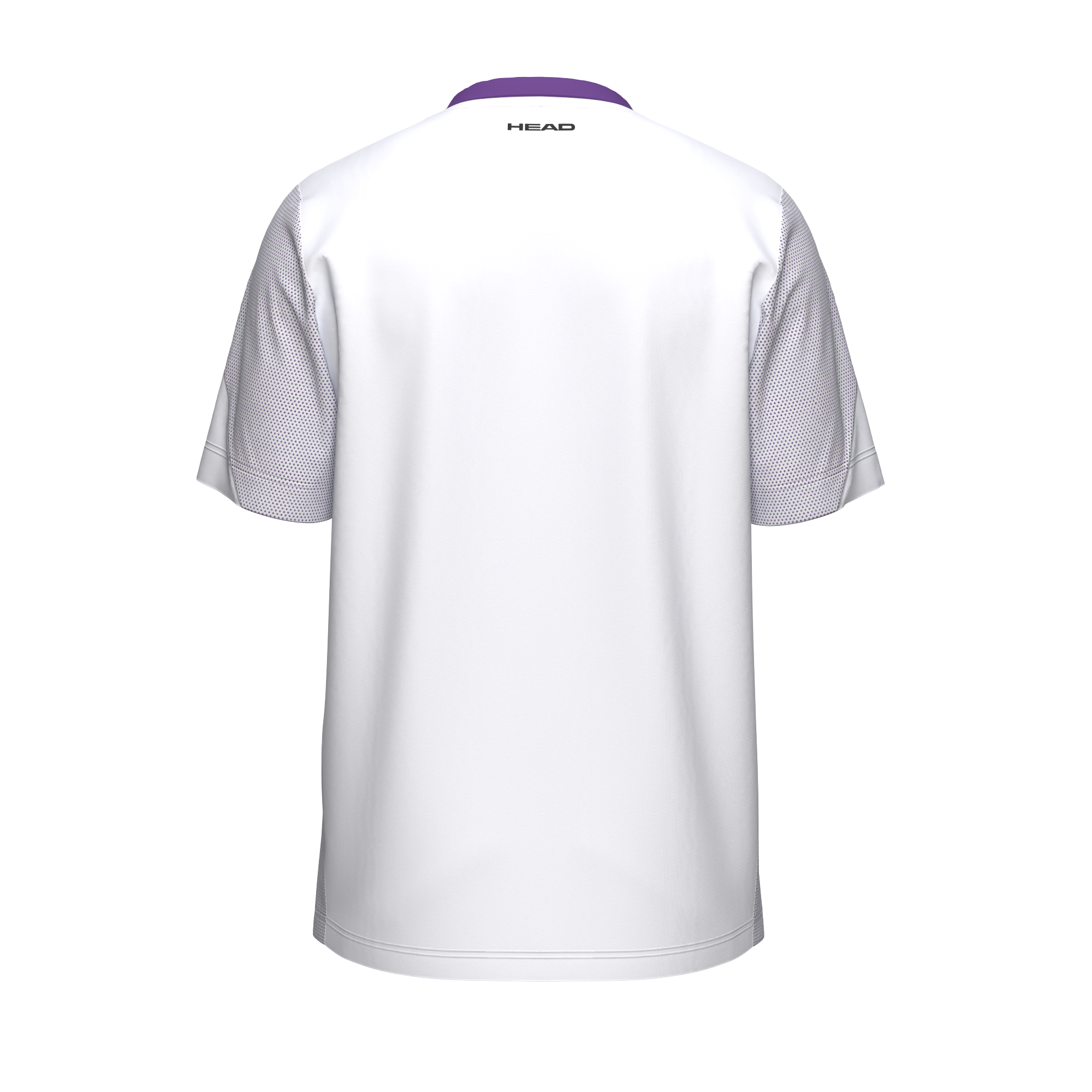 Camiseta Head Slice Blanco/Morado 2026