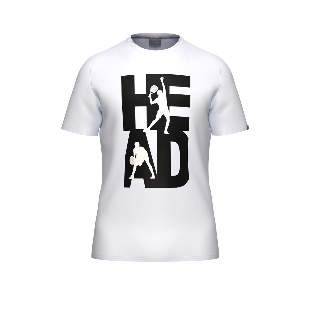 Camiseta Head Vision Blanco/Negro 2026