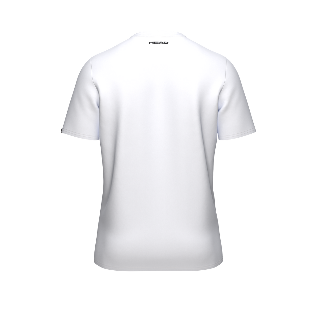 Camiseta Head Vision Blanco/Morado 2026