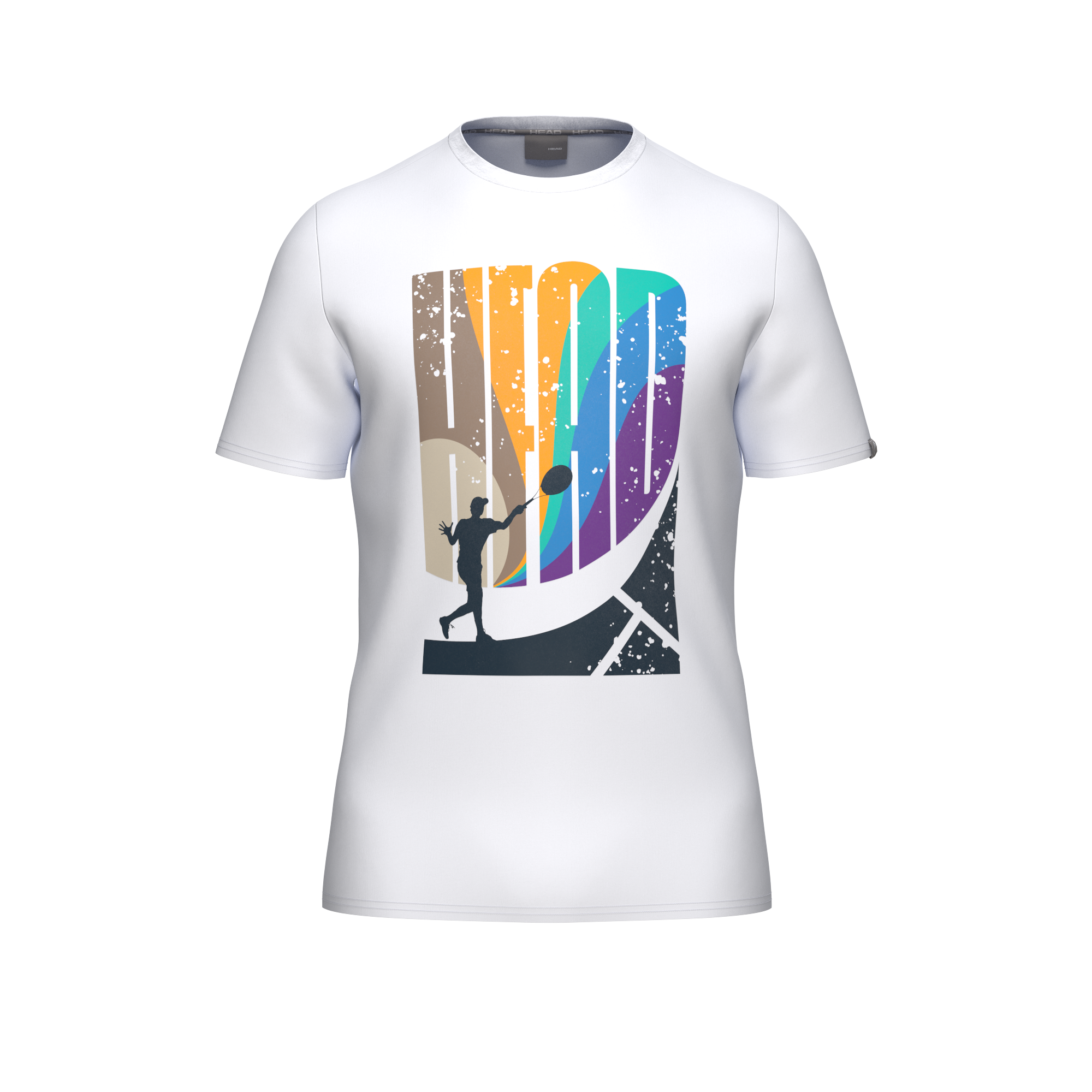 Camiseta Head Vision Blanco/Multicolor 2026