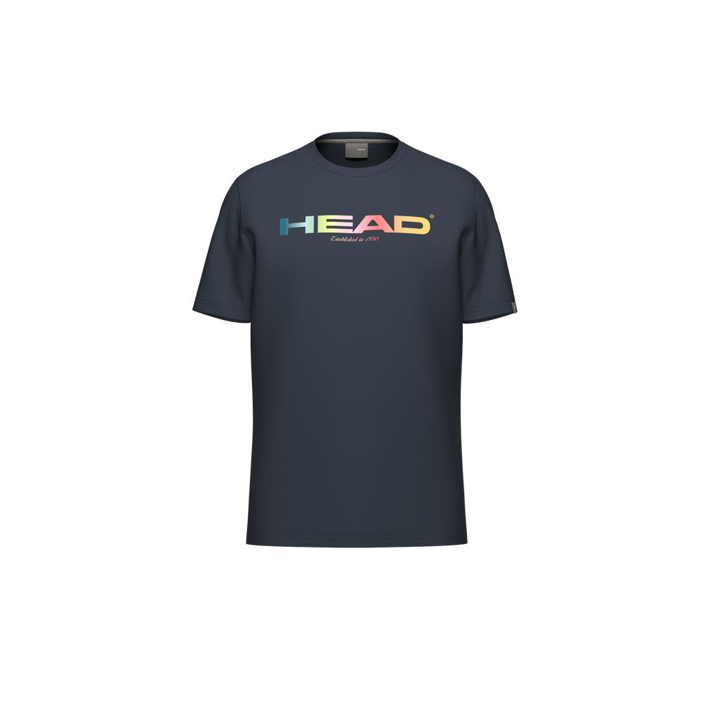 Camiseta Head Raimbow Azul Marino 2026