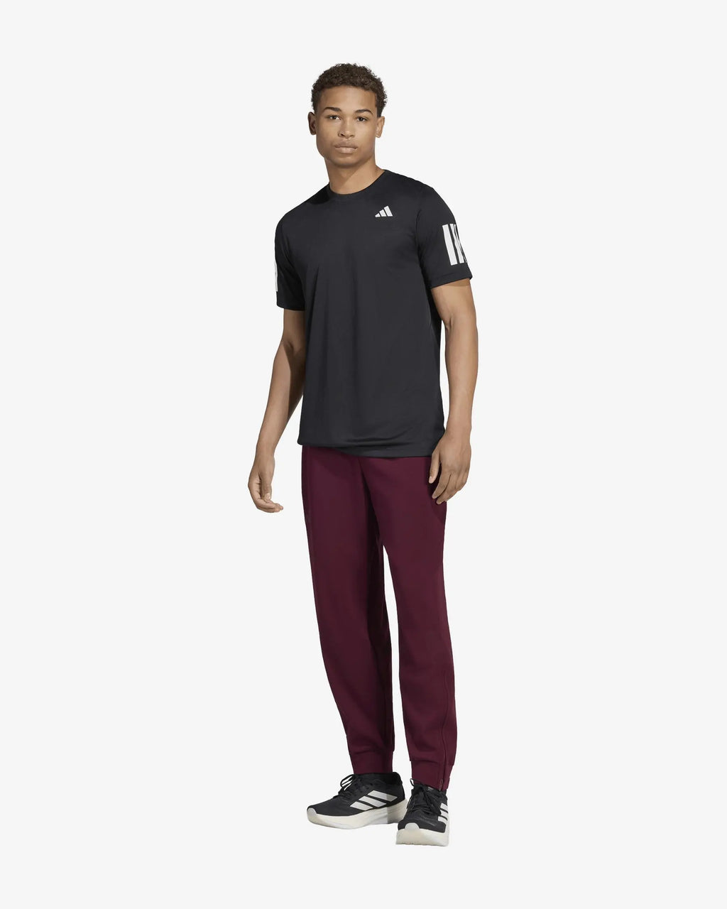 Pantalon Largo Adidas Cover Up Granate 2026