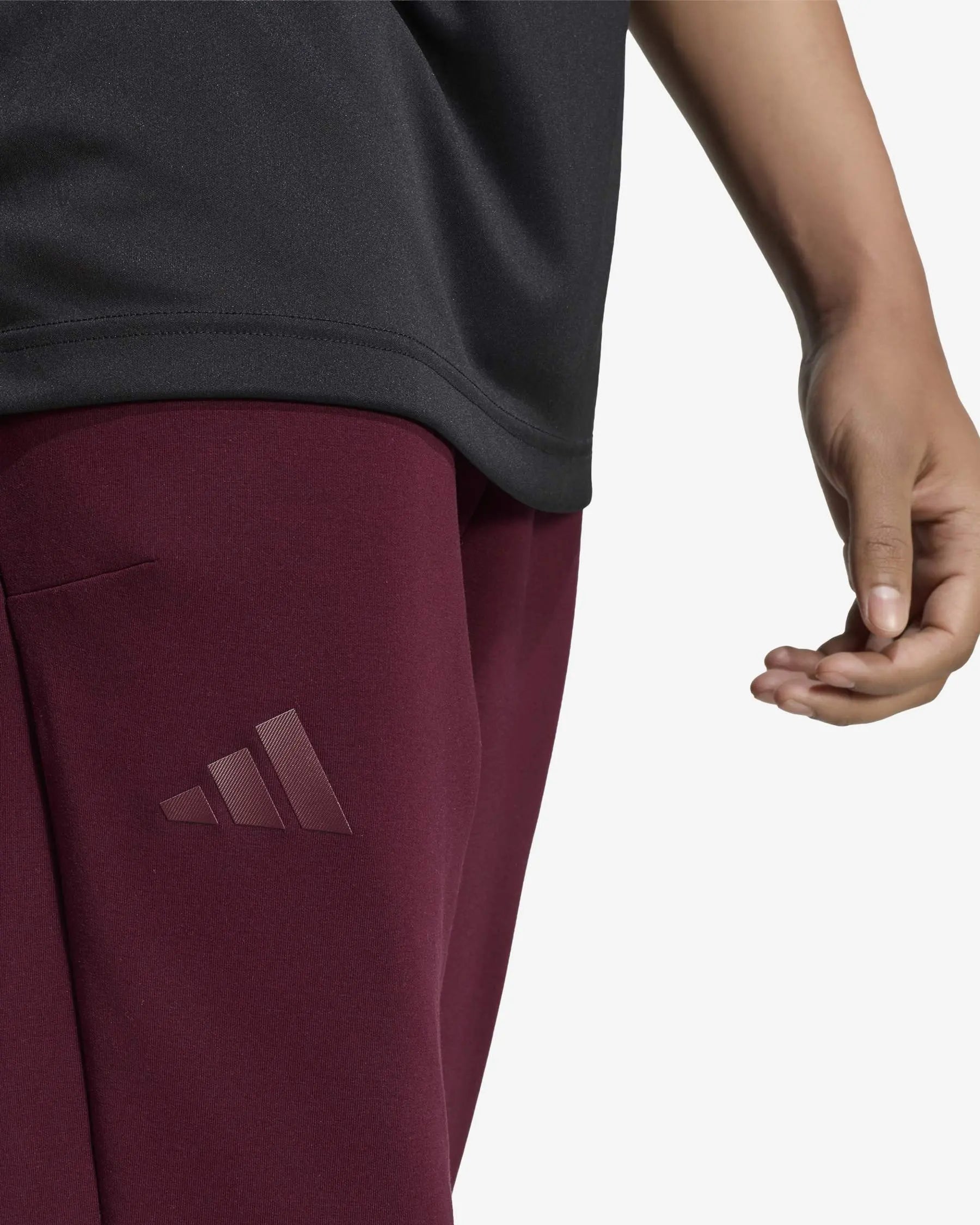 Pantalon Largo Adidas Cover Up Granate 2026