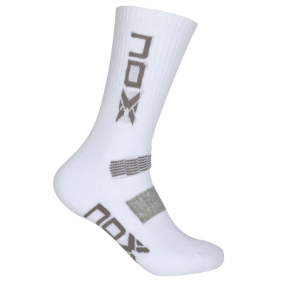 Calcetines Nox Padel Blanco y Gris