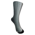 Calcetines Largos Aca Padel Blancos-Gris Lateral