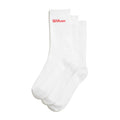 Calcetines Wilson Crew Logo Blancos (Pack 3)