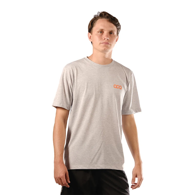 Camiseta Aca Padel Playera Gris Jaspeado