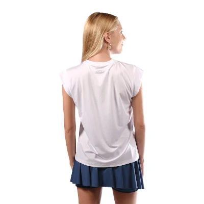 Camiseta Aca Padel Media Manga Blanca