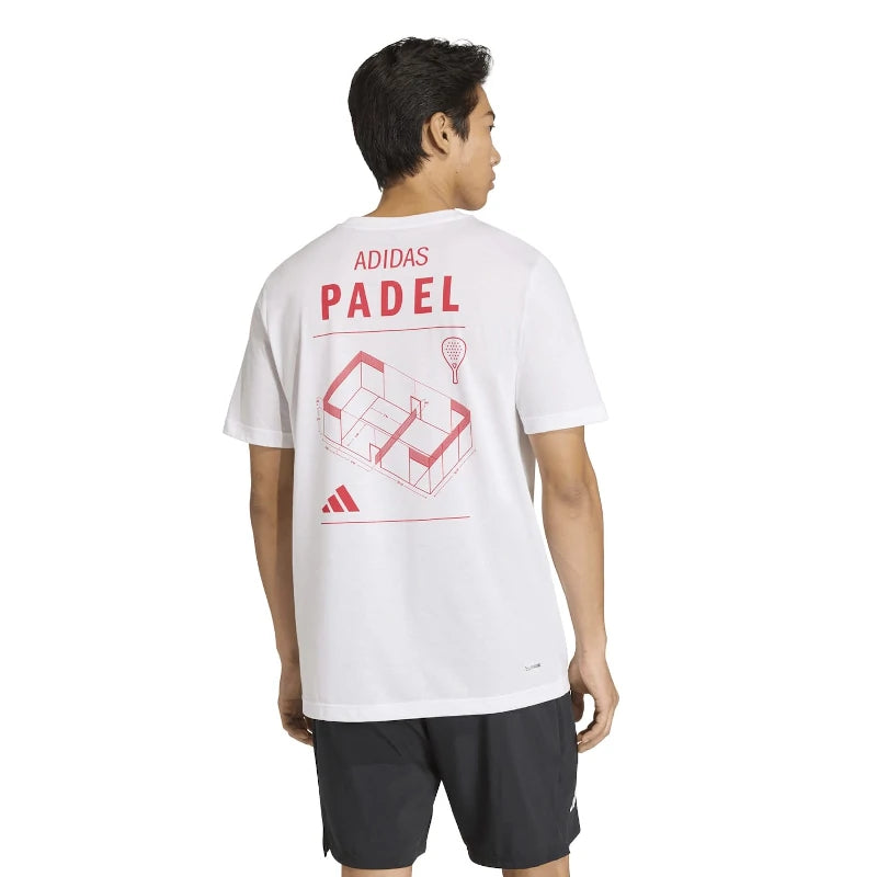 Camiseta Adidas M Padel Cat G T White