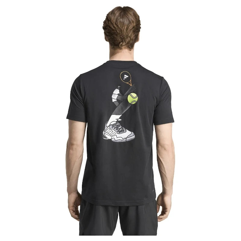 Camiseta Adidas M TNS BRRCD G Negra