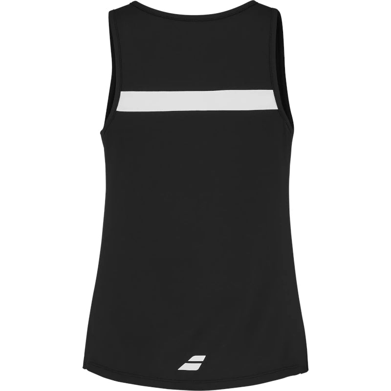 Camiseta Babolat Padel Tank Mujer Negra 2025