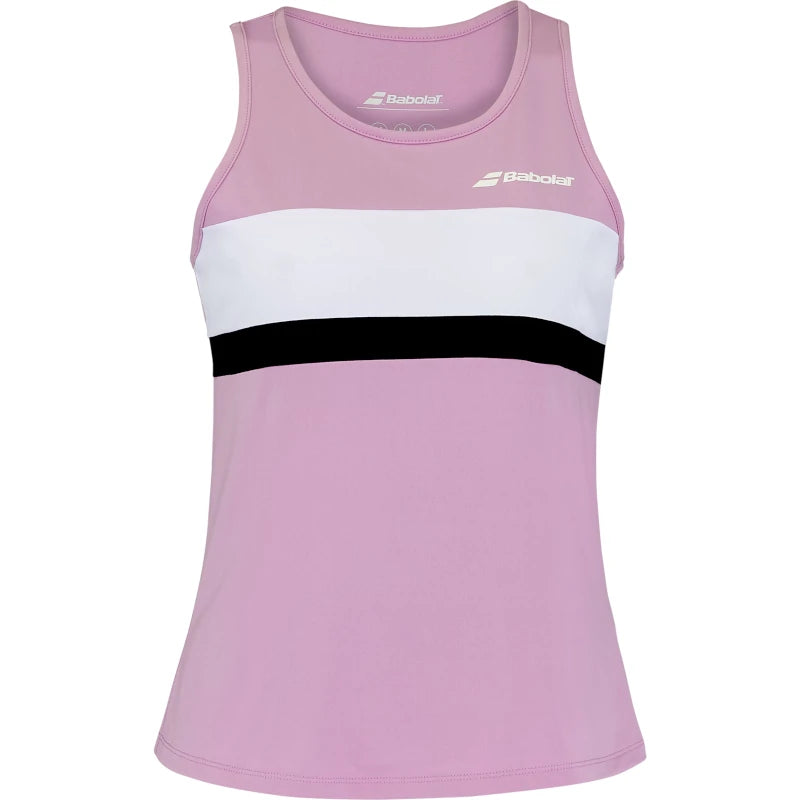 Camiseta Babolat Padel Tank Mujer Rosa 2025