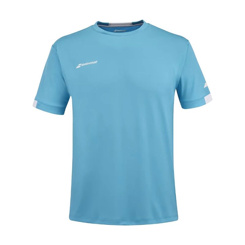Camiseta Babolat Play Crew Neck Tee Azul Claro