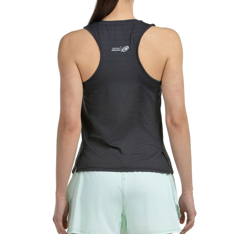 Camiseta Bullpadel Adies Negro Tejido Bicolor