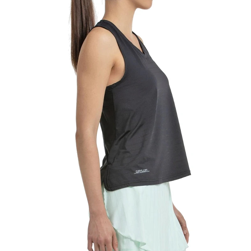 Camiseta Bullpadel Adies Negro Tejido Bicolor