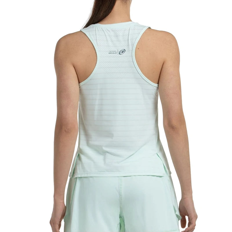 Camiseta Bullpadel Adies Verde Agua Tejido Bicolor