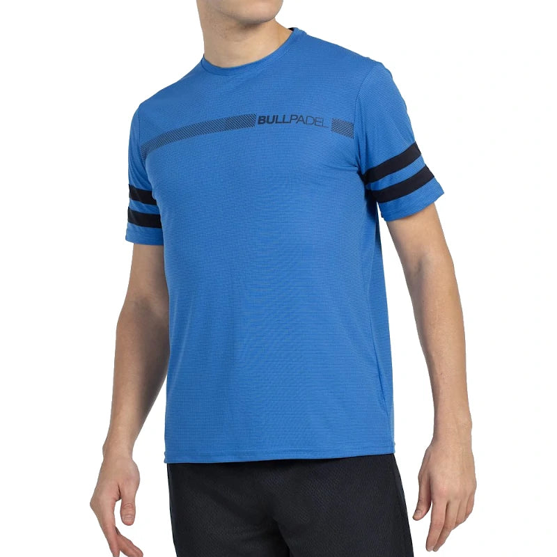 Camiseta Bullpadel Berro Azul Atómico
