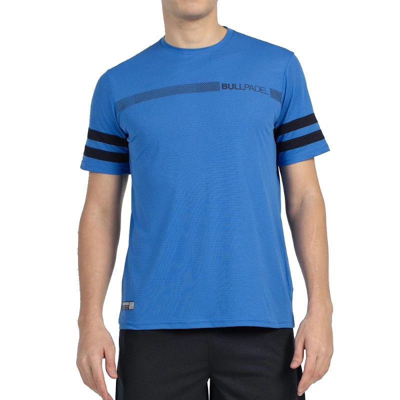 Camiseta Bullpadel Berro Azul Atómico