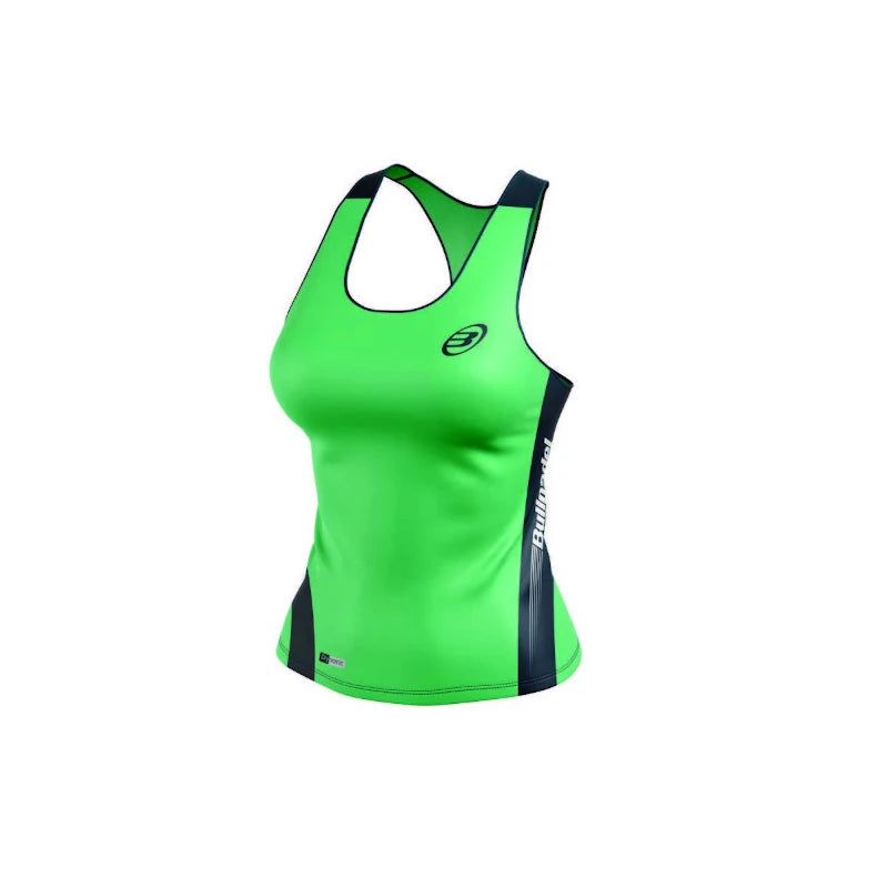 Camiseta Bullpadel Bina S Verde Fluor