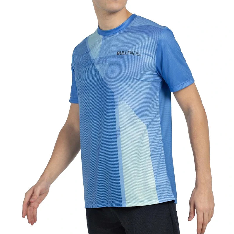 Camiseta Bullpadel Brumo Azul Atómico