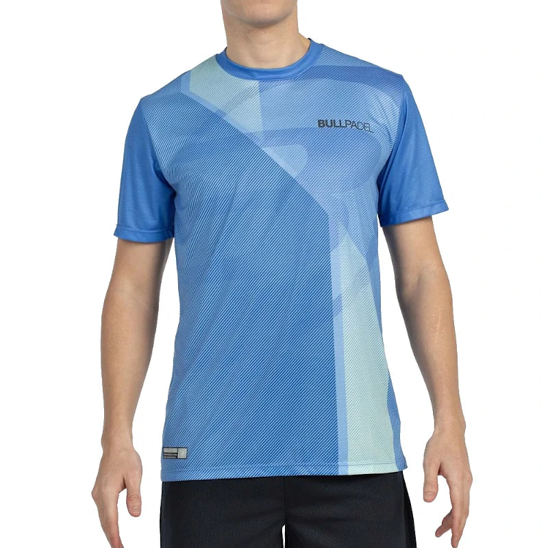 Camiseta Bullpadel Brumo Azul Atómico