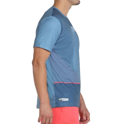 Camiseta Bullpadel Carino Azul Sombra
