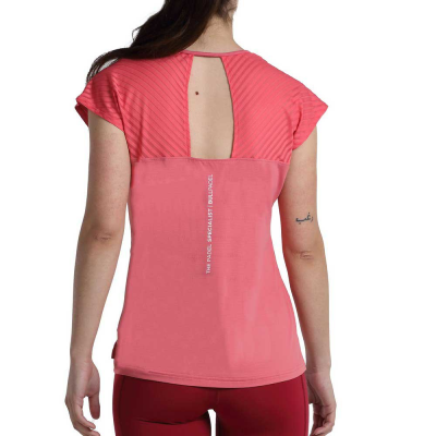 Camiseta Bullpadel Eleva Geranio
