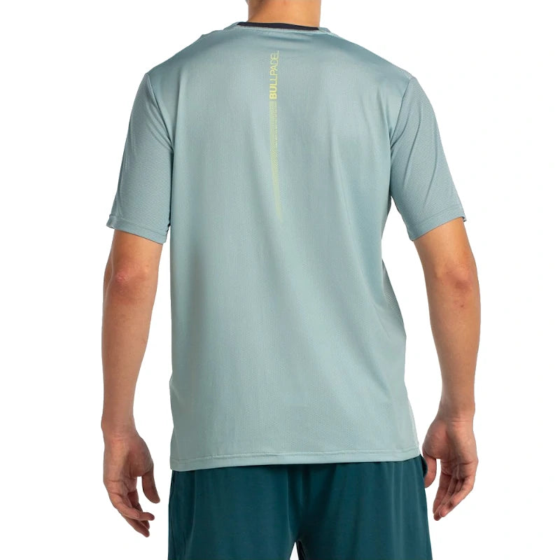 Camiseta Bullpadel Lagar Verde Azulado 2025