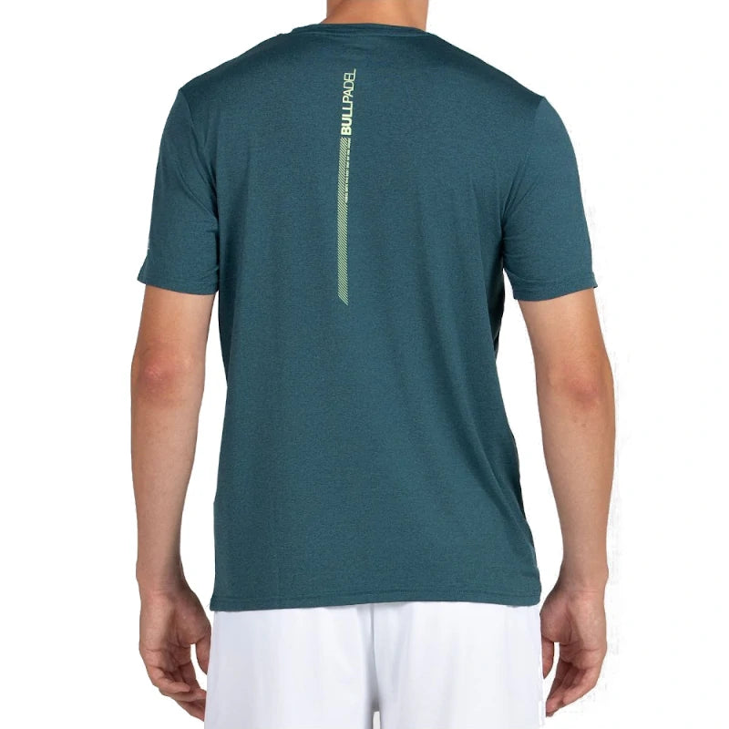 Camiseta Bullpadel Lande Verde Oscuro Vigore 2025