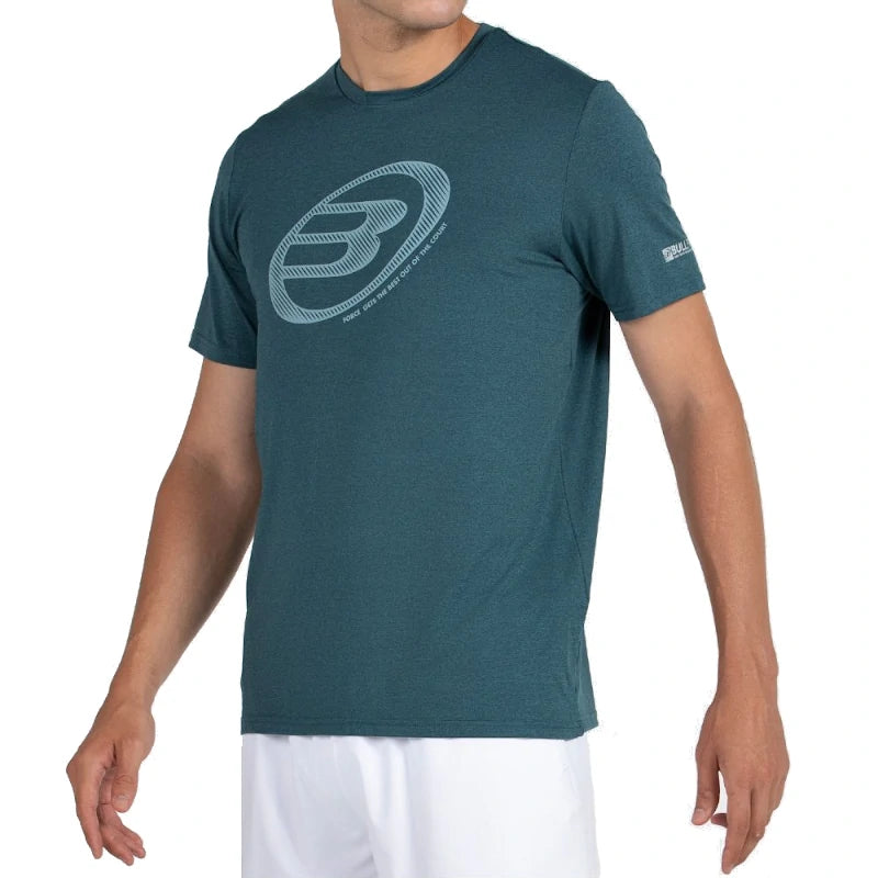 Camiseta Bullpadel Lande Verde Oscuro Vigore 2025