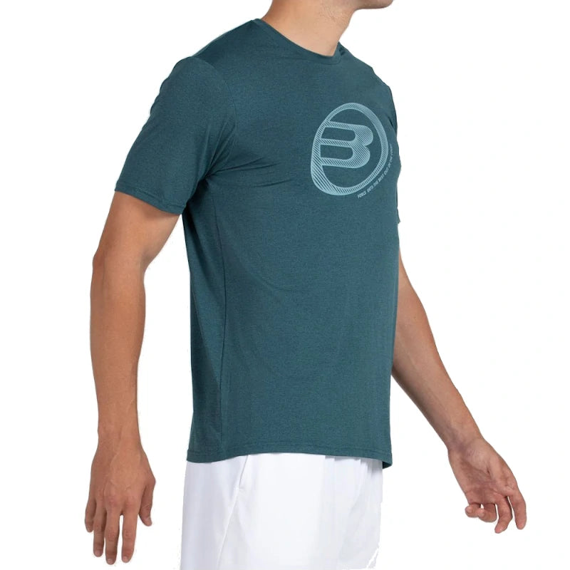 Camiseta Bullpadel Lande Verde Oscuro Vigore 2025