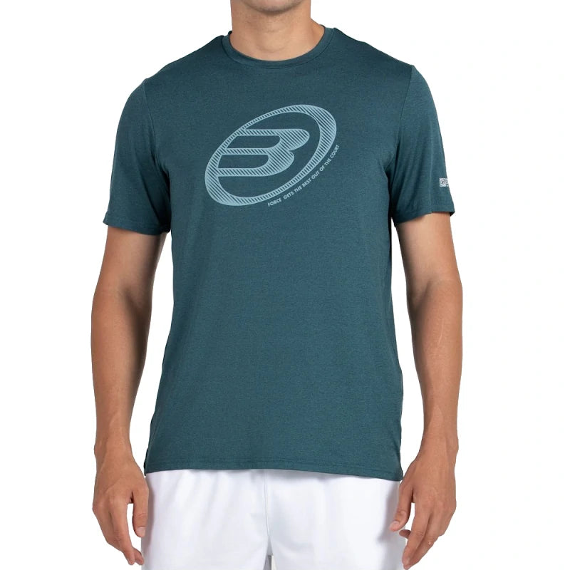 Camiseta Bullpadel Lande Verde Oscuro Vigore 2025