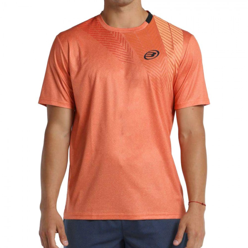 Camiseta Bullpadel Liria Naranja Calabaza