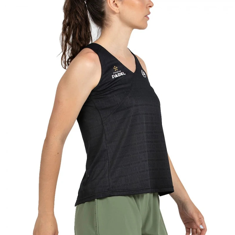 Camiseta Bullpadel Piura Negra 2026