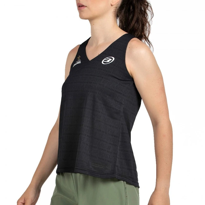Camiseta Bullpadel Piura Negra 2026